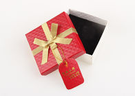 İzle / çikolata / kolye için kırmızı mevcut ambalaj karton hediye kutuları
