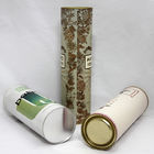 Özelleştirilmiş Hareketli Teneke Kapaklı gümüş damgalama Kraft Kağıt Tüp Ambalaj, Şarap Şişesi kağıt kutuları