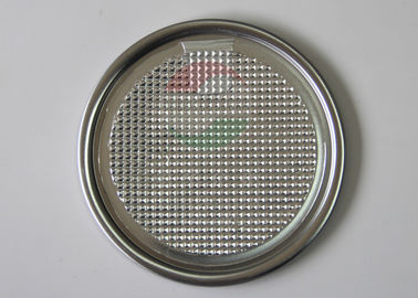 Airtight easy tear silver aluminium foil lid / cover for PET bottle , alu foil end 603#
