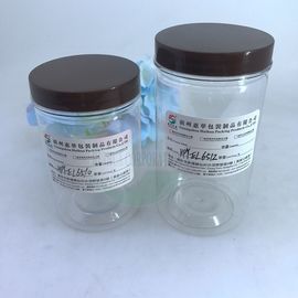 FDA Nuts 300ml Clear Plastic Cylinder With Screw Lid