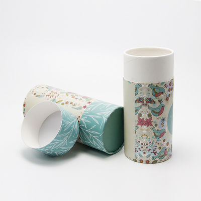 Printing Flower Tea Packaging Box Recyclable Food Paper Cans Packaging