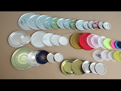 Hava geçirmez gümüş teneke kutu kapağı kolay açık uç, 0.21 ila 0.23 mm kalınlığı