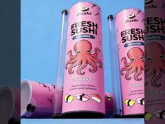 soya soslu suşi kağıt tüpünü yukarı itin