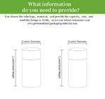 Özel Baskı Kompozit Kağıt Tüp Gıda Sınıfı Yuvarlak Kağıt Tüp Ambalaj Kutuları