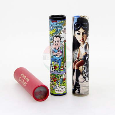 Luxury Round Custom Size Paper Tube Packaging for Essential Oils and Cosmetic Bottles
