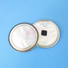 307 # 83mm Konserve Kapakları Gümüş Güvenli Alüminyum Folyo Özel Kahve Hava Valfi ile Ambalaj Kapağı Can