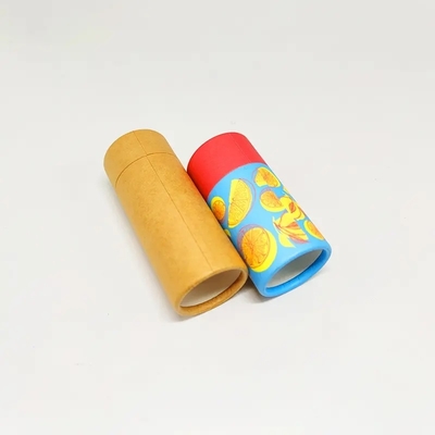 Custom Loose-Leaf Tea Gold Paper Tube Packaging with Clear Cut Out and 128/157g Art Paper