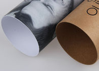 Karton baskı ile özelleştirilmiş Baskı Kraft Kağıt Tüp Ambalaj