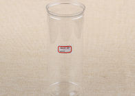 401# 1000ml Round Clear Plastic Cylinder PET Food Grade Easy Open Can Tank
