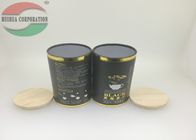 Cork Kapaklı Özelleştirilmiş Çay Ambalaj Kağıt Karton Tüp Kutusu Folyo Astar