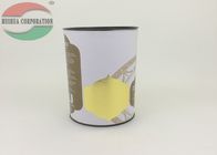 Kahve için Anti-pas Hareketli Metal Kapak Kraft Kağıt Tüp Ambalaj