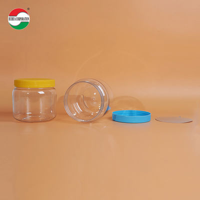 Customizable Food Grade PET Plastic Jar with Screw Top for Powdered Milk and Snacks