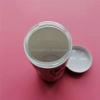 Airtight Food Grade Paper Tube Kraft Paperboard PET Inside Cylinder Superfoods Collagen Powder Packaging