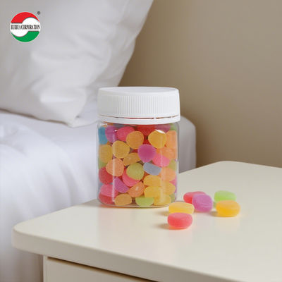 Wholesale 250g 500g 1000g Plastic Square Round Clear Bottle PET Material Food Grade Honey Container with Screw Cap Honey Jars