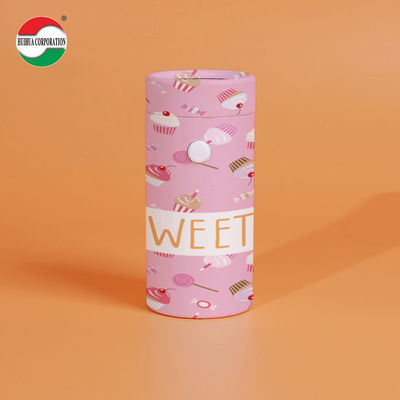 Custom Eco Friendly Biodegradable Childproof Resistant Packaging Boxes Round Shaped Cylinder Paper Tube With Child Lock