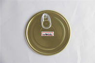 73 mm Altın Yuvarlak gıda gradeTin Kapaklı / Tam açık teneke levha EOE