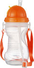 Saman Cap ile Özelleştirilmiş Plastik Bebek Süt Su Besleme Şişe