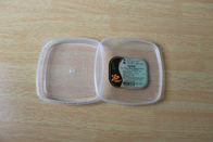 Gıda kutusu / konteyner Özel baskı etiket / etiket ile Kare plastik PE kapaklar