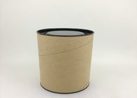 Metal Kapaklı / Çay Teneke Kağıt Silindir Kapları ile Pas Önleyici Kağıt Tüp Ambalajı