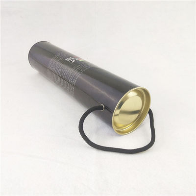 Red Wine Jar Powder Jar Bottle Paper Packaging Boxes Container Airtight Food Supplement Loose Protein Powder Paper Tubes