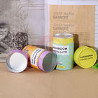Çay Özel Logo Baskı için Kolay Açık Uçlu Kapak 150mm Kağıt Tüp Kutusu