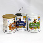 Bebek Süt Tozu / Kahve / Pet Gıda için Geri Dönüştürülebilir Hava Sıkı Su geçirmez Silindirik Kağıt Kompozit Kutular
