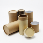 Özel Baskılı Silindir Kraft Kağıt Tüp Paketleme Geri Dönüştürülebilir Çay Paketleme Kağıt Tüp Konteynerler