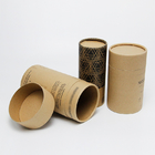 Özel Baskılı Silindir Kraft Kağıt Tüp Geri Dönüşümlü Çay Paketleme Kapları