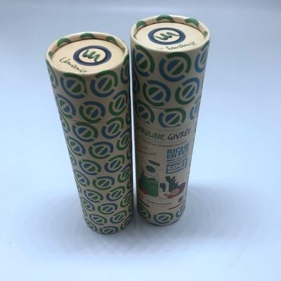 Coffee Paper Cans Packaging Round Cylinders Food Container Custom Logo