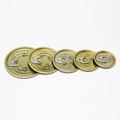 202# 300# Tinplate EOE Easy Open Lid For Tuna Fish Tin Cans