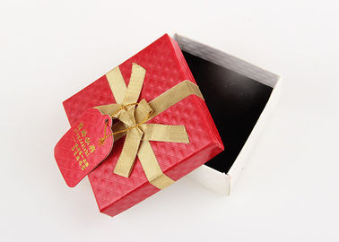 İzle / çikolata / kolye için kırmızı mevcut ambalaj karton hediye kutuları