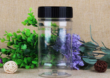 Güvenlik Kaplı 220ml / 350ml Gıda Şeffaf Plastik Ambalaj Tüpleri / Silindir PET Şişe