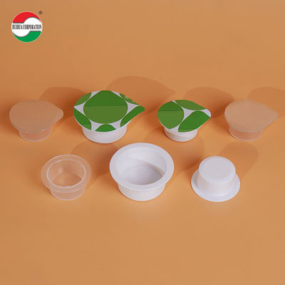 6oz özelleştirin Logo Yunan yoğurt bardakları Tek duvarlı plastik küçük boyutlu meyve dondurma bardakları Kapaklar PP malzeme atıştırmalık çikolata