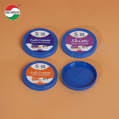 Yuvarlak PE Plastik Kağıtlı Kapak Kapakları Pop Top Şişe Kavanoz Kapakları Süt Tozu Kavanoz İç Filmi için Plastik Kapak