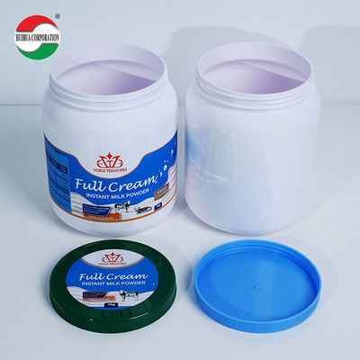 2200ml Fabrika Doğrudan Geri Dönüştürülmüş Gıda Sınıfı Yuvarlak PET Plastik Şişeler Toz Kavanozlar Konserve Süt Protein Toz Konteyner