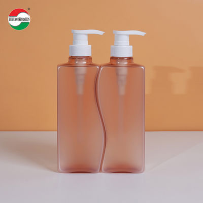 500ML PET Şişe Plastik Kavanoz Pompa Basın Kapağı Şampuan ve Duş Jeli İçin