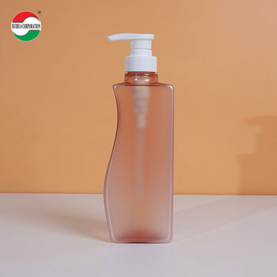 Şampuan için açık PET kavanozlar duş jeli 500ml plastik şişe pompa basıncı kapağı ile özel hizmet mevcut