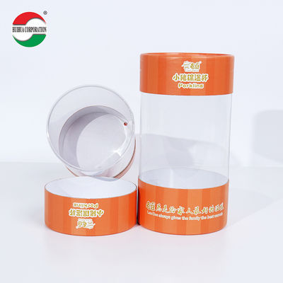 Yaratıcı PVC Pencere Kağıdı Tüpler UV Avantaj Su geçirmez Oyuncak Hediye Tişört Silindir Tüpler Ambalaj
