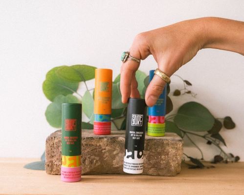 Biodegradable Empty Kraft Cardboard Deodorant Stick Containers Packaging Custom Logo Printed Push up Lip Balm Kraft Paper Tube