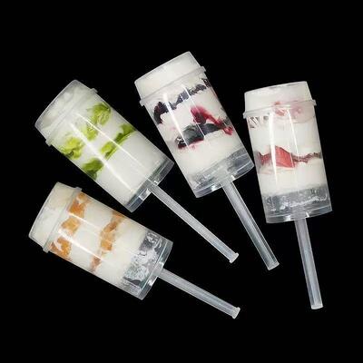 Hot-selling Food Grade 50mm 95mm PP Plastic Cake Push Pops Cake Cup