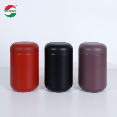 1200ML Red Black Custom Color Food Grade Jar HDPE Plastic Food Candy Milk Powder Bottle With Wide Mouth