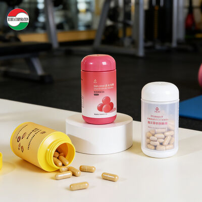 Fabrika Doğrudan Satış HDPE Tıbbi Plastik Şişe Vitamin Takviyesi Hapı Boş Kavanoz Ambalaj