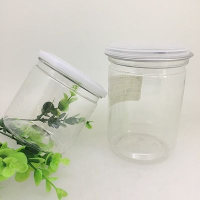 Alüminyum Çekici Tab Kapağı Açık Plastik Silindir Konteynerleri/Gıda Paketleme Kutuları