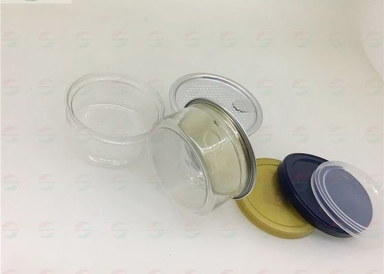 50ml Yuvarlak Şekil Pet Ot Temizle Pet Kavanoz / Küçük Paketleme Tava