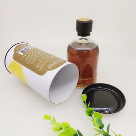 Geri dönüşümlü şişe şarap tüpü kutusu / 83mm iç çapı karton tüp ambalaj