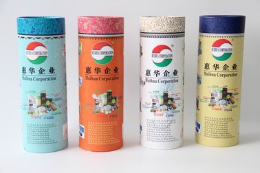 Cylinder Cardboard Paper Cans Packaging with Custom Logo Printing