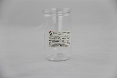 Özelleştirilmiş Kuru Meyve Saydam Plastik Silindir 400ml Food Grade PET