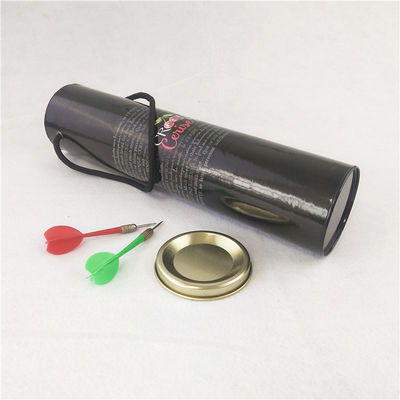 Red Wine Jar Powder Jar Bottle Paper Packaging Boxes Container Airtight Food Supplement Loose Protein Powder Paper Tubes