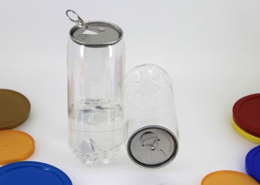Clear Plastic Aluminium Cold Juice Beverage Cans