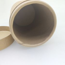 Biodegradable Kraft Paper Tubes Embossing Logo For Tea / Dried Food